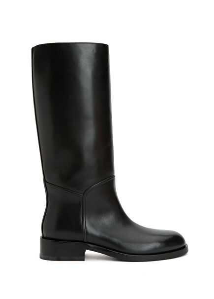 Black Women's Leather Boots