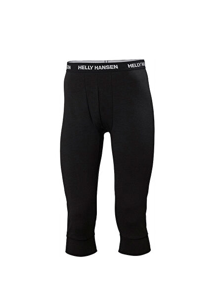 Lifa Merino Midweight 3/4 Black Men's Base Layer