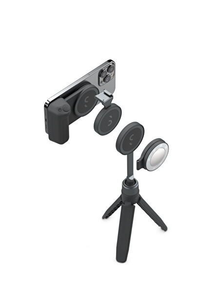 Snap Grip Black Magsafe Powerbank Featured Photo and Video Vlog Shooting Set