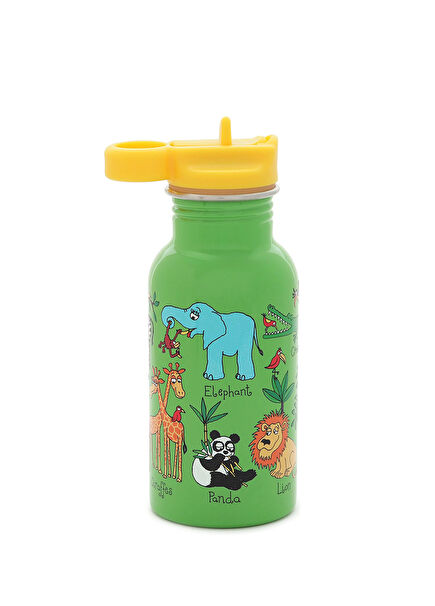 Jungle Pipetli Paslanmaz Çelik Matara 400 ml