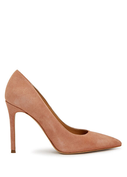 Nude Suede Stiletto