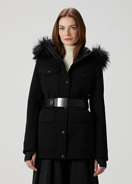 Linotte Black Ski Jacket