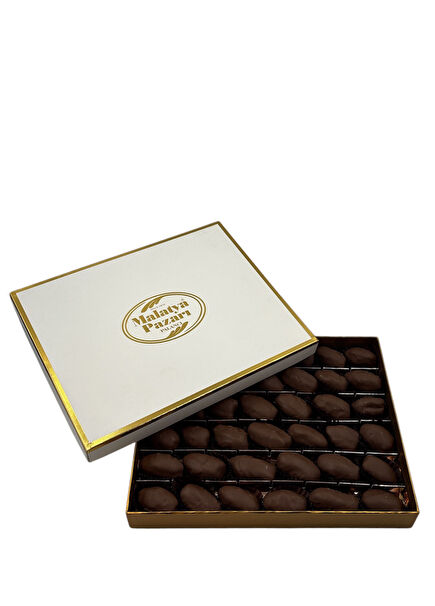 Beyaz Premium Kutulu Çikolata Kaplı Hurma 1000 gr