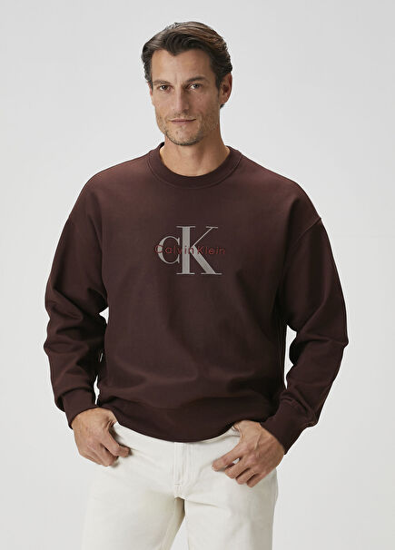 Premium Terry Brown Sweatshirt