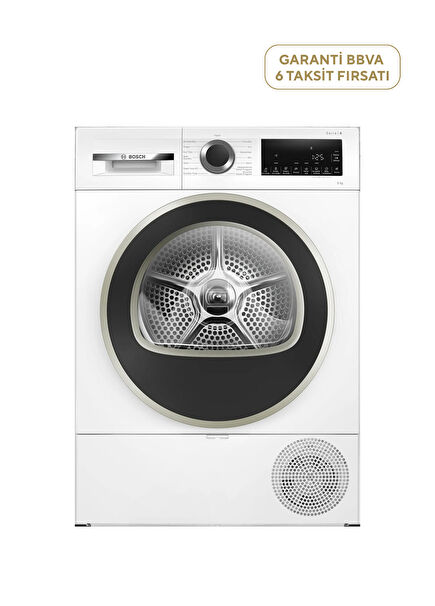 WQA24201TR Serie 4 Beyaz Isı Pompalı Kurutma Makinesi 9 kg