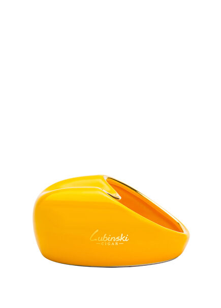 Curves Design Sarı Seramik Tekli Puro Küllüğü