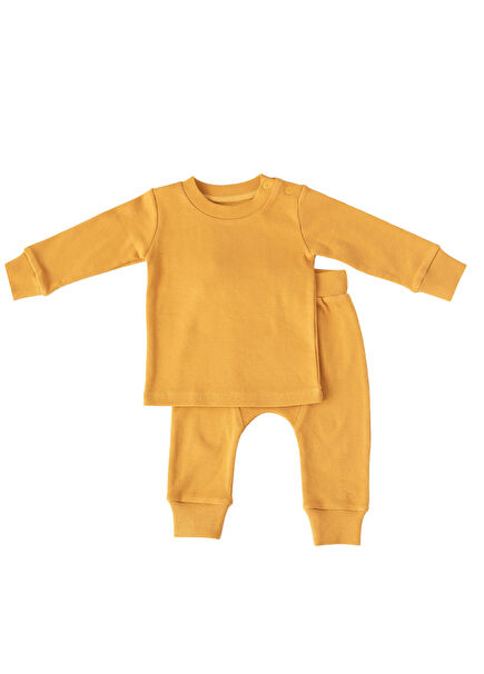 Camel 100% Cotton Baby Boy / Kids Long Sleeve T-Shirt & Tracksuit Set of 2