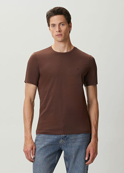 Brown Basic T-Shirt