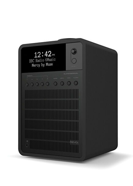 Supersignal Matte Black Fm Digital Radio with Bluetooth 641179