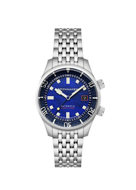 Bradner Pearl Diver Limited Edition SP-5158-33 Men's Watch in Metallic Grey Steel