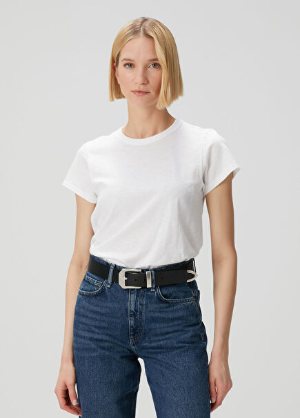 The Slub Beyaz T-shirt
