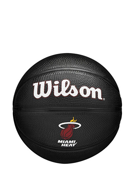WZ4017607XB3 NBA Teamtribute Black Miami Heat Size: 3 Mini Basketbol Topu