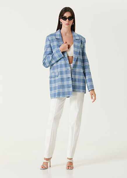 Free Heaven Multicolor Blue Women's Blazer Jacket