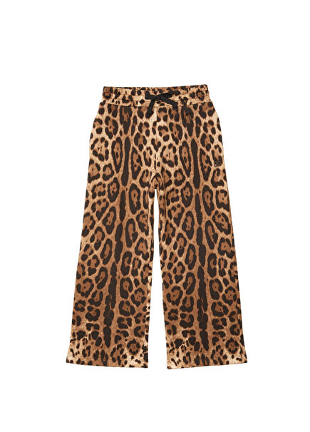 Leopard Print Girls' Pants