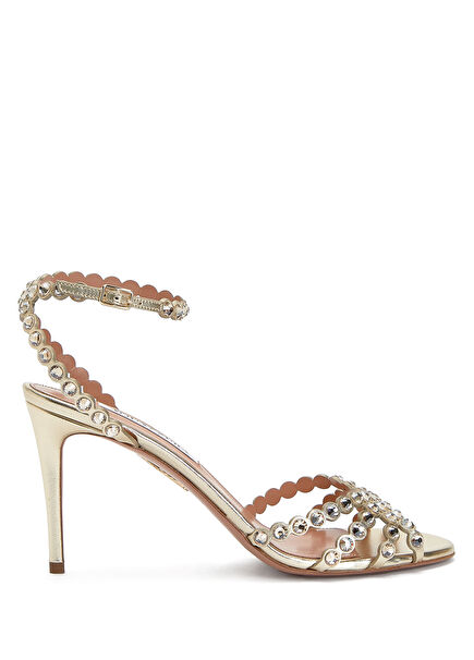 Tequila Yellow Leather Evening Shoes