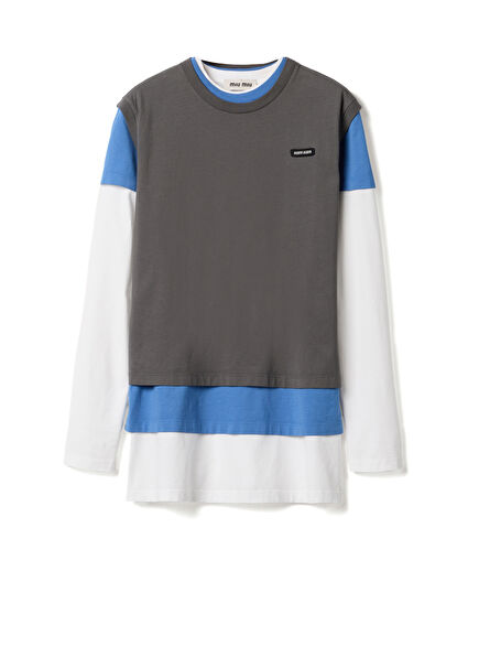 Triple Jersey Long Sleeve Women's T-shirt Set