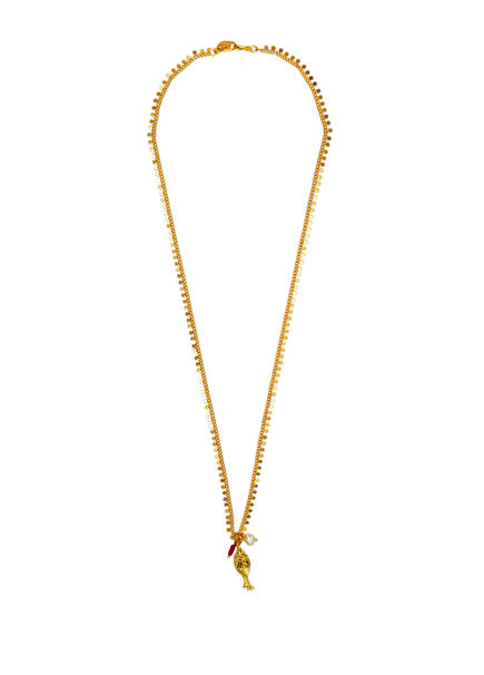 Mare 22 Ayar Altın Kaplama Kadın Kolye