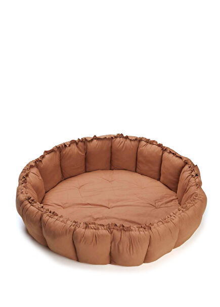 Bloom Tawny Brown Organic Play Mat 130 cm