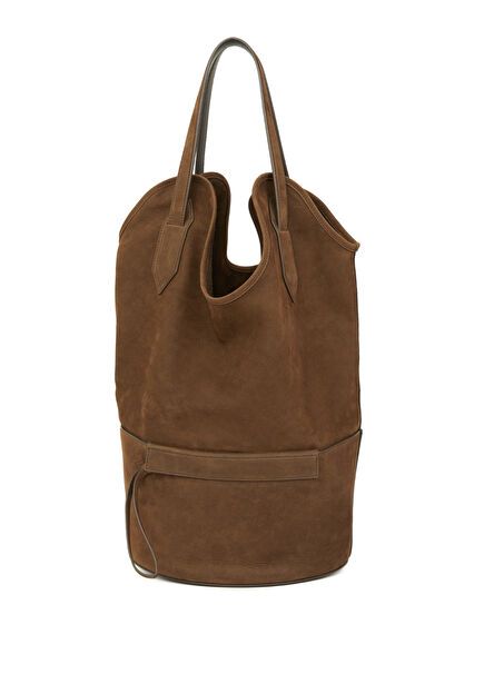 Koyu Kahverengi Kadın Deri Çanta