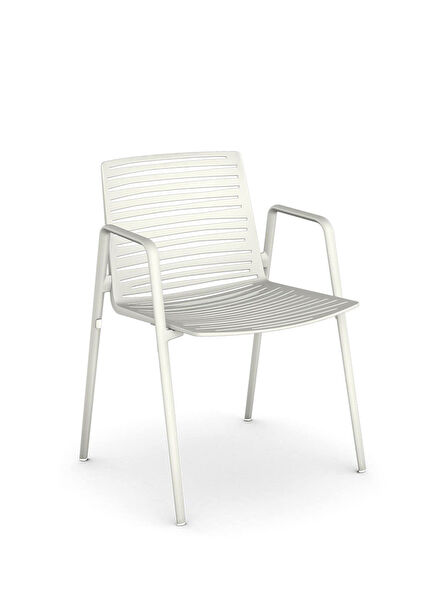 Zebra White Armchair