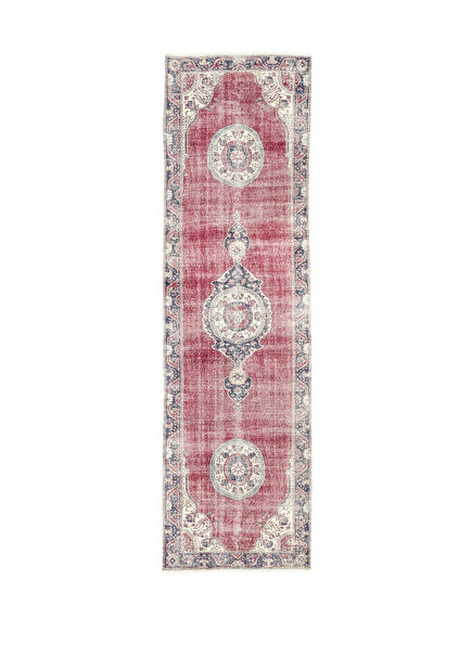 Lycian Pastel Color Hand-Woven Runner 103x368 cm