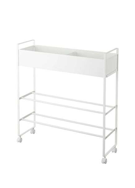 Tower Beyaz Sepetli Depolama Ayakkabı Düzenleyici