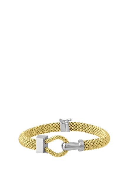 Jessica 14 Ayar Altın Kadın Kelepçe Bileklik