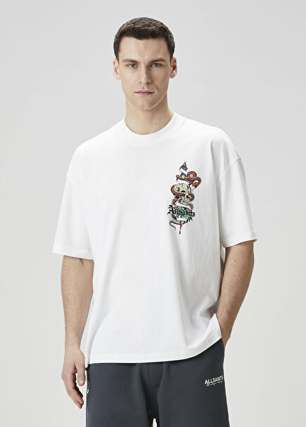Blade Beyaz Organik Pamuk T-shirt