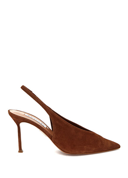 Brown Suede Stilettos