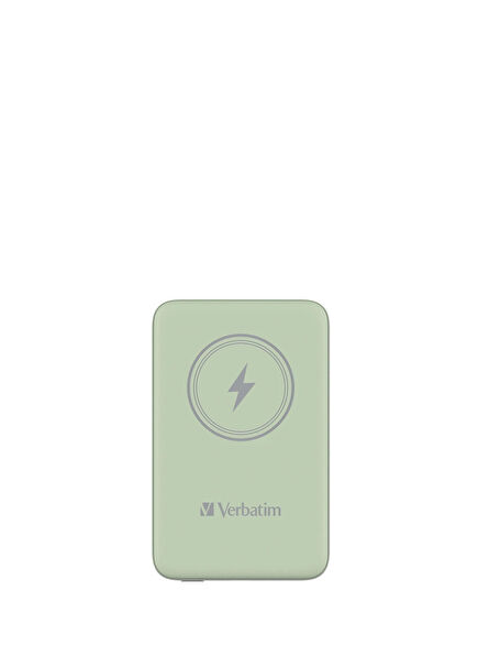10000MAh With USB-C 15W Yeşil Magnetic Wireless Powerbank MCP-10GN