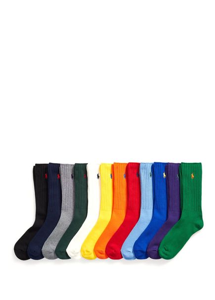 Colorblocked 12li Erkek Çorap Seti
