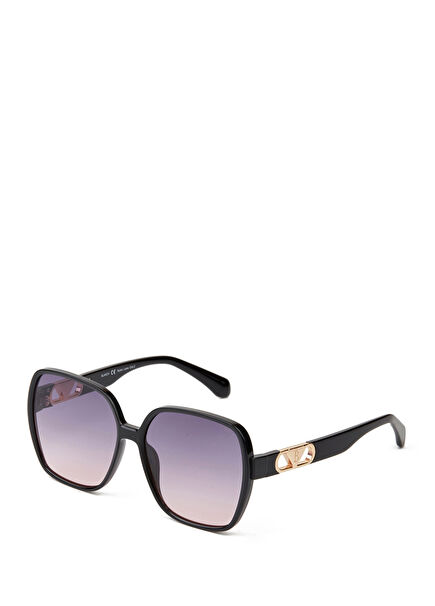 BC 1281 C 1 Siyah Asetat Kadın Güneş Gözlüğü