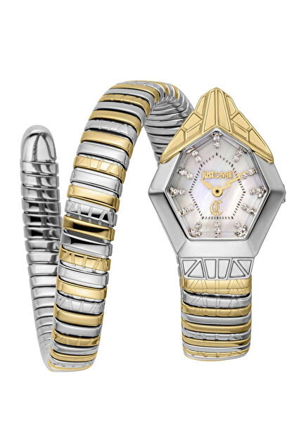 JC1L358M0065 Gold Color Metallic Grey Steel Women's Wristwatch