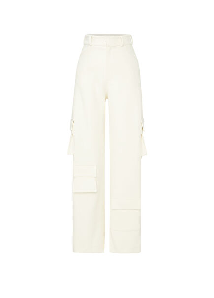 Comodita Women's Pants with Ecru Pockets