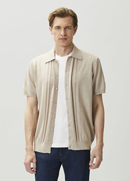 Beige Knitwear