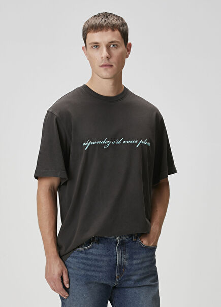 Anthracite Printed T-Shirt