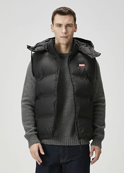 Element Alistar Siyah Kapüşonlu Puff Yelek