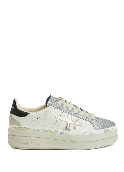 Claudia Beyaz Gri Kadın Sneaker