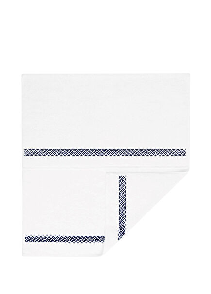 Helice Navy Blue Cotton Bath Towel 90x150 cm