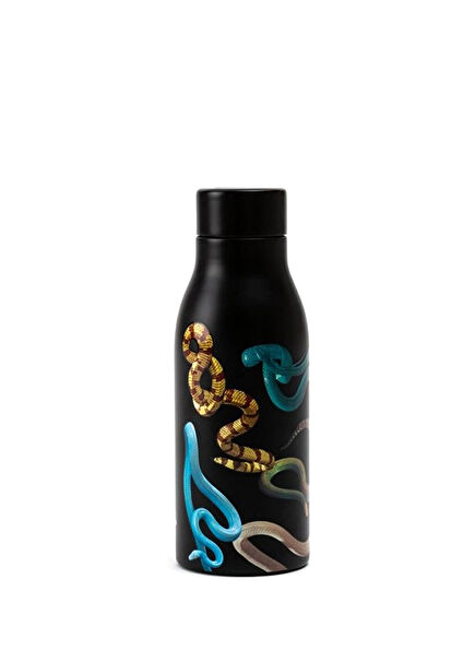 Seletti Toiletpaper Snakes Siyah Çelik Termos 500 ml