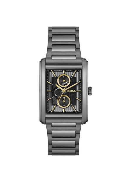 HB1514319 Füme Çelik Erkek Kol Saati