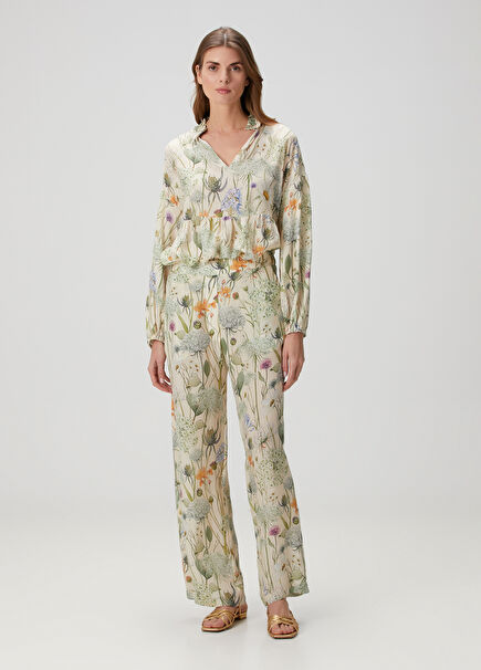Kaia Cream Floral Pants
