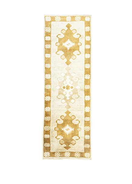 Aster Natural Renkli Yün Yolluk 68x200 cm