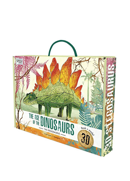 3D Stegosaurus Educational Kids Book