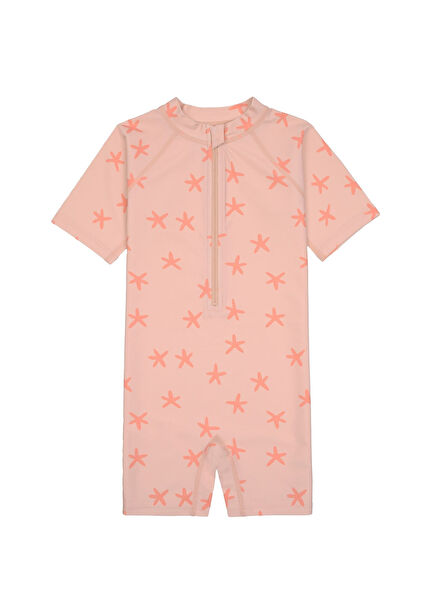 Starfish Peach UV Korumalı Kız Çocuk Mayo