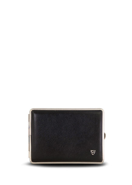 Metal Siyah 18'li Uzun Sigara Tabakası 