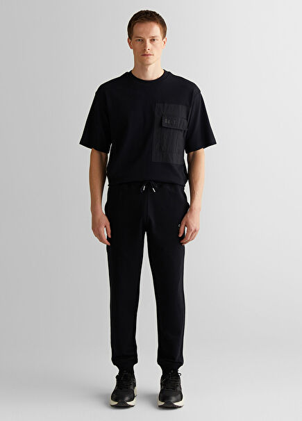 Black Regular Fit Men's Sweatpants