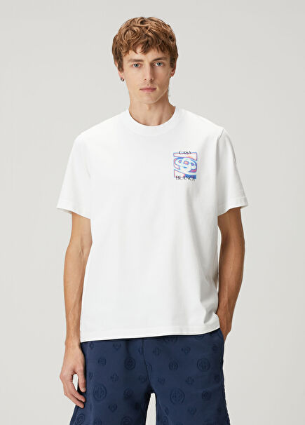 Beyaz Organik Pamuk T-shirt