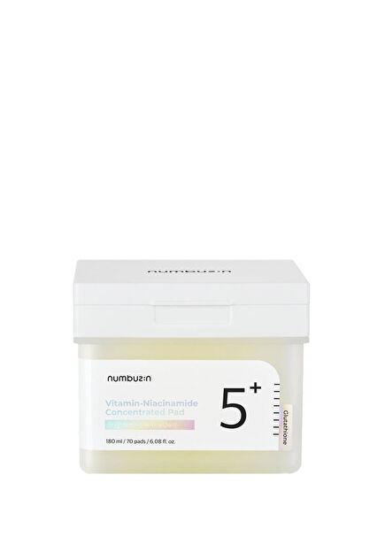 No.5 Vitamin Niacinamide Concentrated Cilt Tonu Eşitleyici ve Koyu Leke Karşıtı Tonik Ped 180 ml