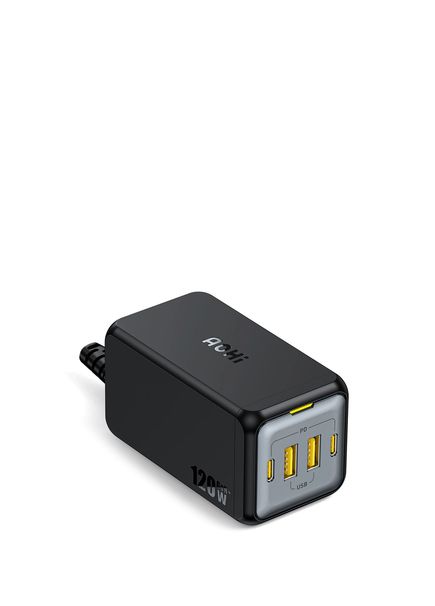 Magcube 4-Port Desktop USB Charging Station Black GaN+ Fast Charger 120W